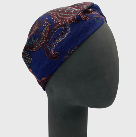Twist Headband - Paisley, Ponte Jersey