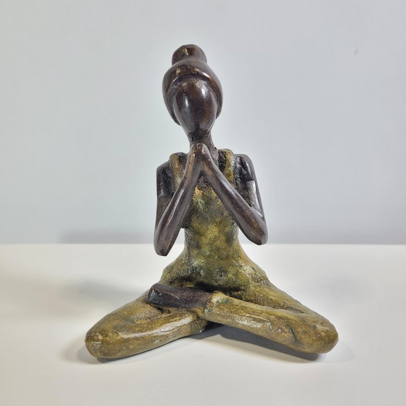 Bronze-Skulptur Yoga "Danielle" | by Hamidou | verschiedene Farben und Größen