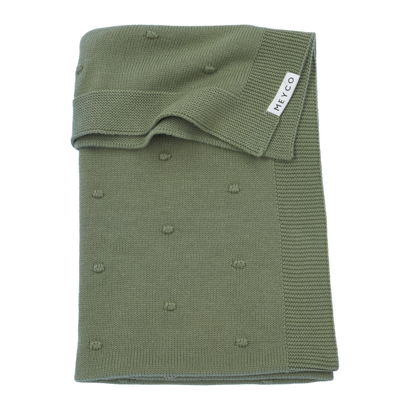 Deken Mini Knots Forest Green