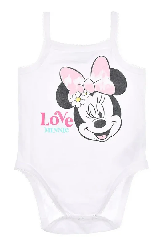 Sæt med 2 Babyvest Bodysuits, Love Minnie