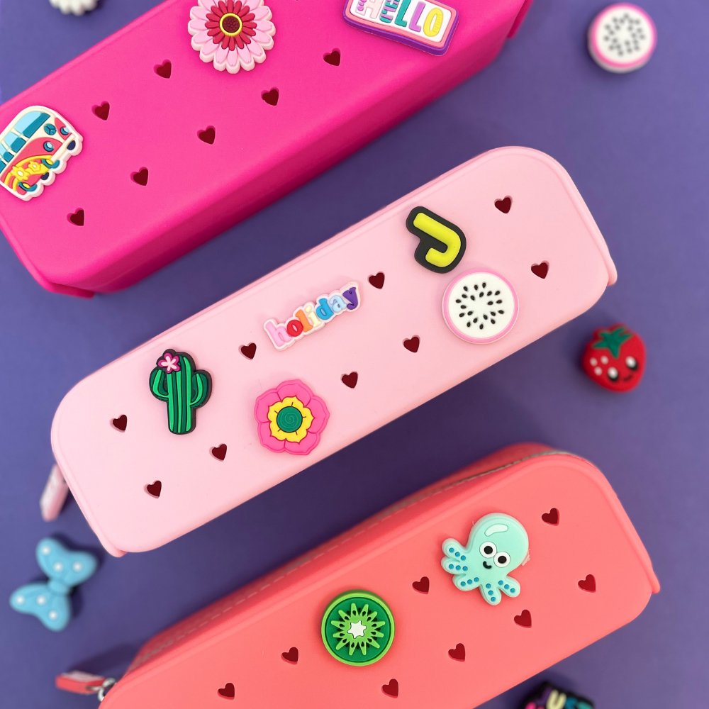 SARTER PACK - Pochettes et trousses en silicone à customiser - Bar à charms /DIY 