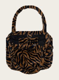 Omay Klassisk Taske Zebra Brun
