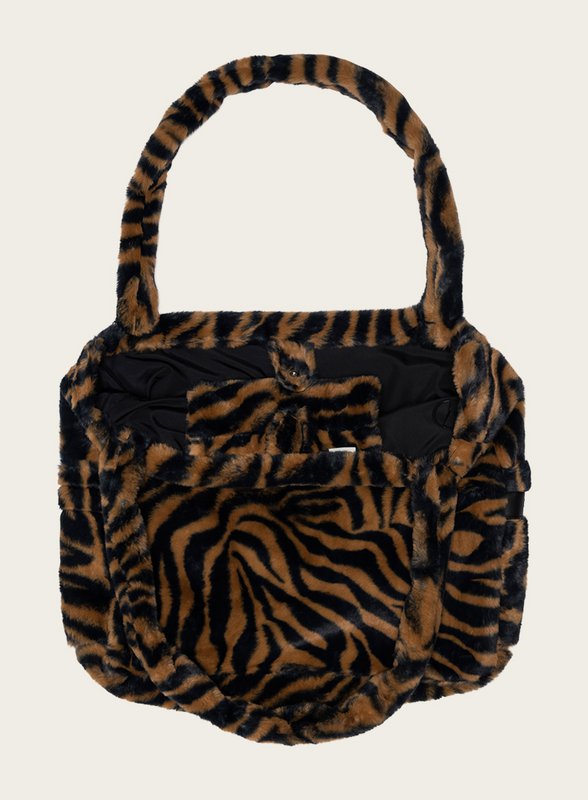 Omay Klassisk Taske Zebra Brun