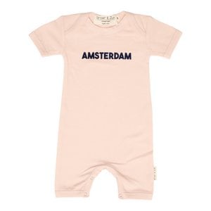 Baby romper soft pink Amsterdam