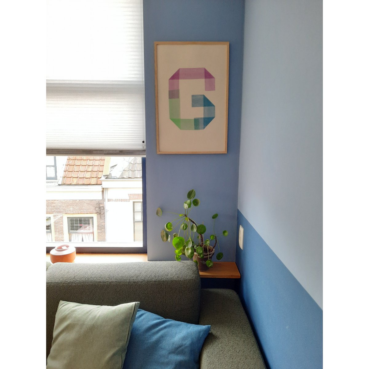 Poster letter D print - Creative Notes