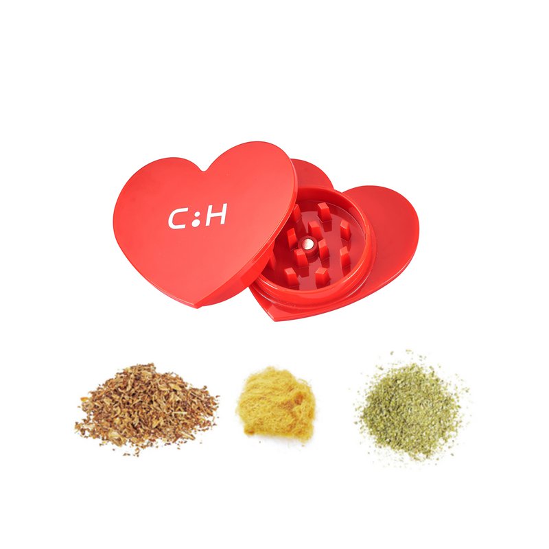 Grinder plastic in heart