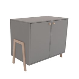 Dresser Polly Basic with doors - Green