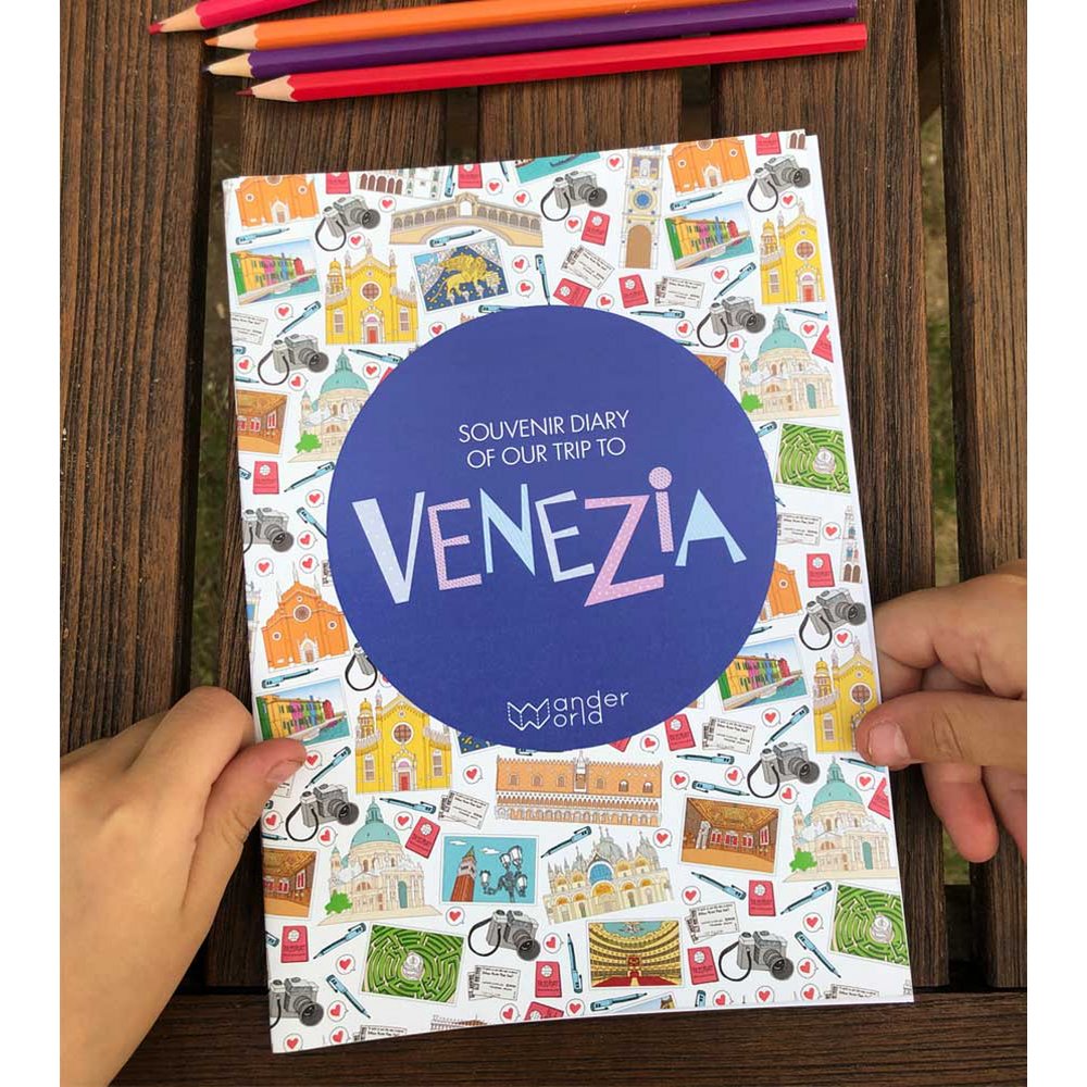 Venetië reisdagboek voor kinderen