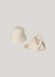 Silikone babyfoder - Oyster Beige