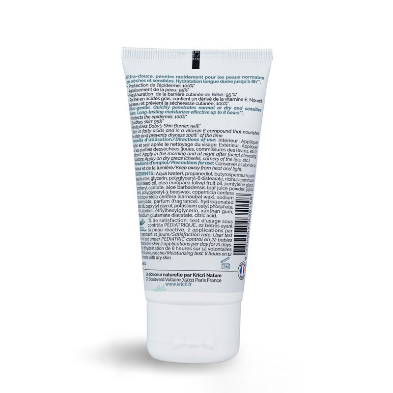 Crème visage hydratante bébé et nourrisson 75 ml