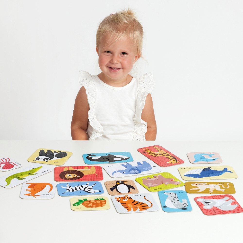 Puzzelparen Wilde Dieren 18m+