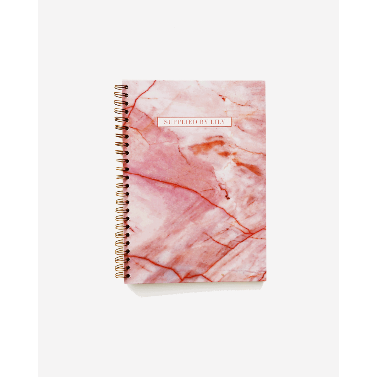 A5 Spiral Notebook in Luxurious Rose Quartz