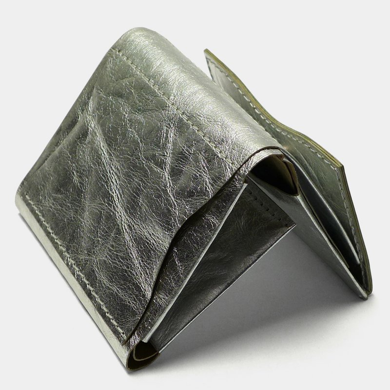 Minimal tegnebog Silver Grass - Trendy Paper Sports Blind til den urbane livsstil