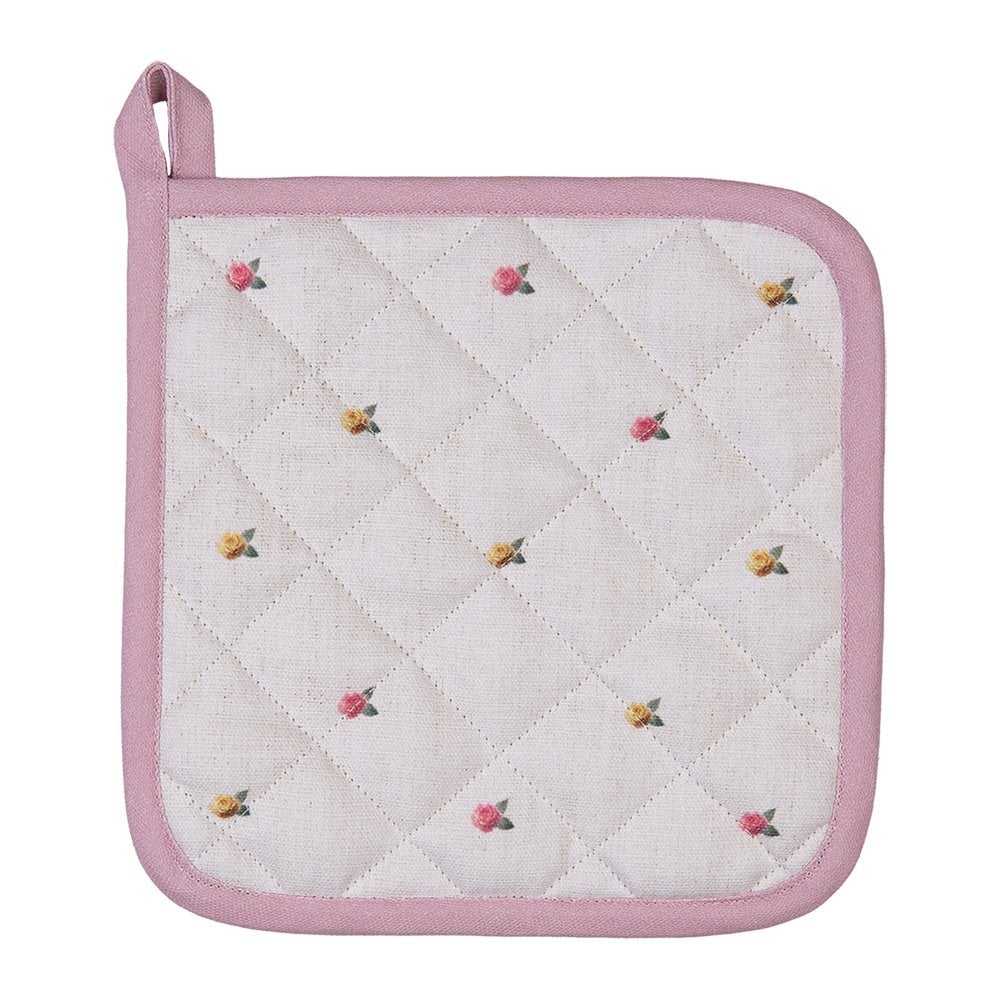 Potholder 20x20 cm Beige Cotton