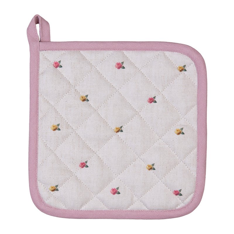 Potholder 20x20 cm Beige Cotton