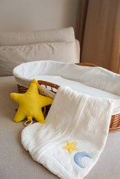 Hi Little One - 2-layer muslin Day & Night White