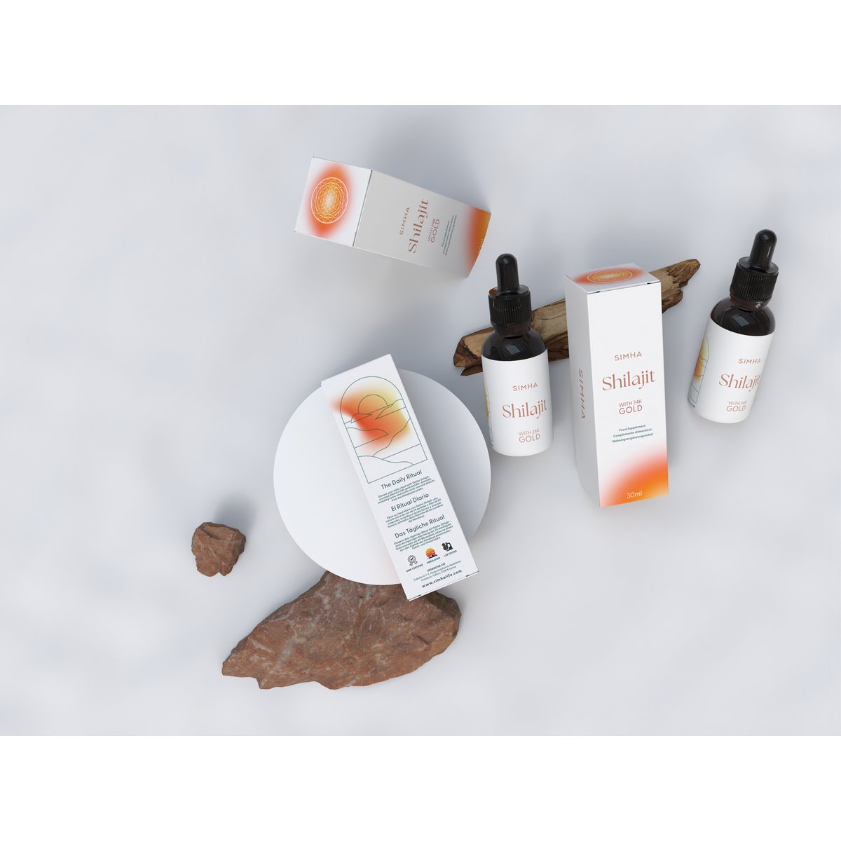 Shilajit himalayen (Mumio)