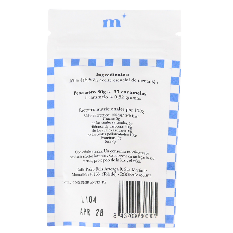 Minttu 100% Xylitol Mints - Mint 30g : Impulse Checkout Product for Retail