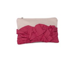 Boho makeuptaske med flæser
