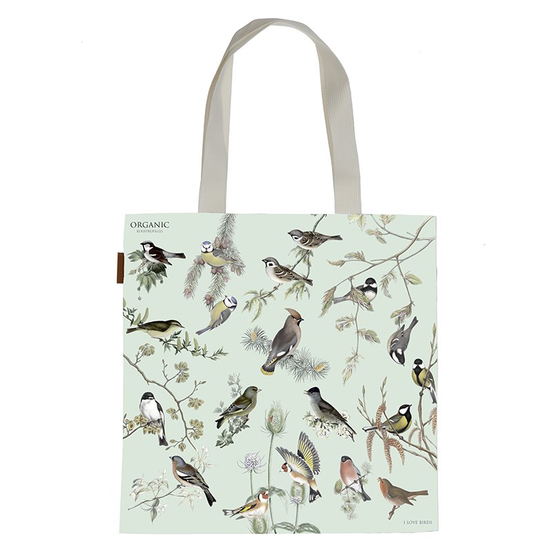 BIO-TASCHE - GARTENVÖGEL - hergestellt in Europa