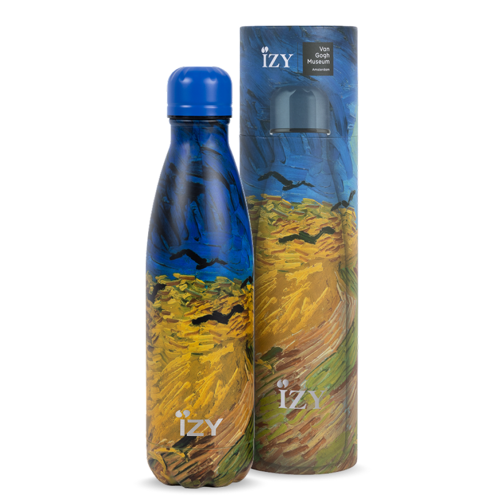 IZY Thermos Bottle - Wheatfield - Van Gogh - 500ML To-Go Insulated Water Bottles
