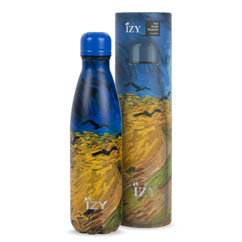 IZY Thermos Bottle - Wheatfield - Van Gogh - 500ML To-Go Insulated Water Bottles