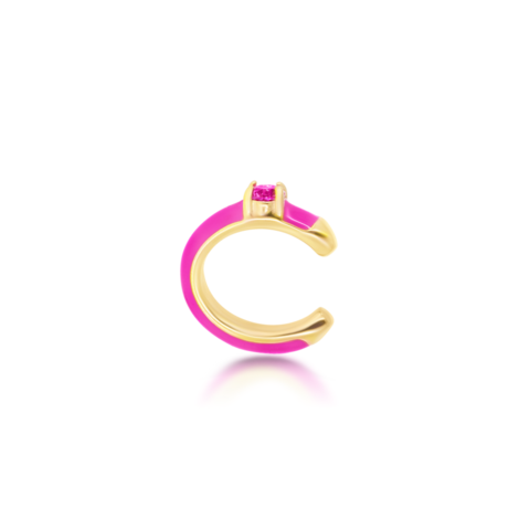 Candy Pink Ear Cuff