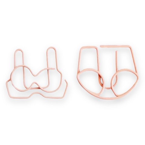 Kinky Pleasure - T157 - Papierclips borsten en kont - 8 stuks