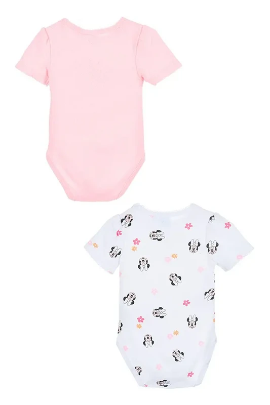 Sæt med 2 babybodyer, Floral Minnie