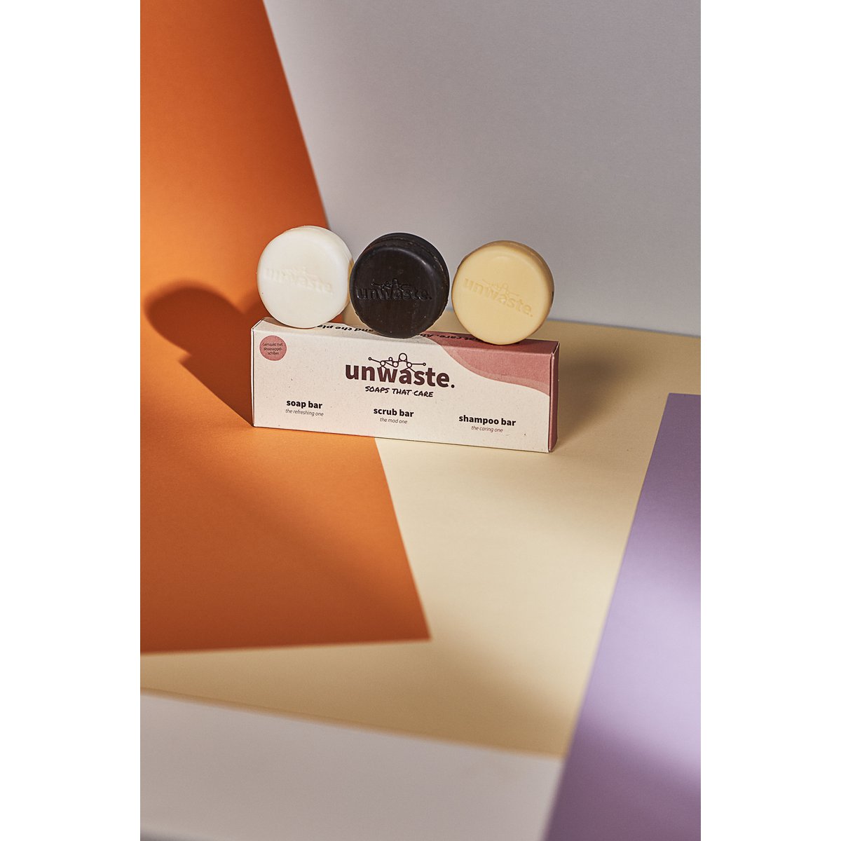 Set veleno non lavato • Arancione • 3 x 40 gr