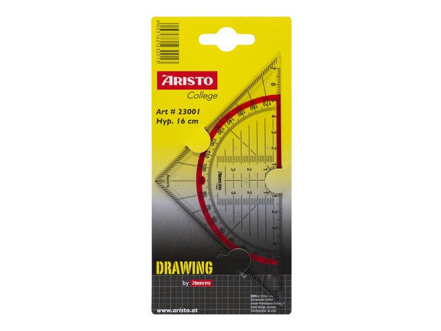Geodreieck Aristo GEOCollege 14cm ohne Griff