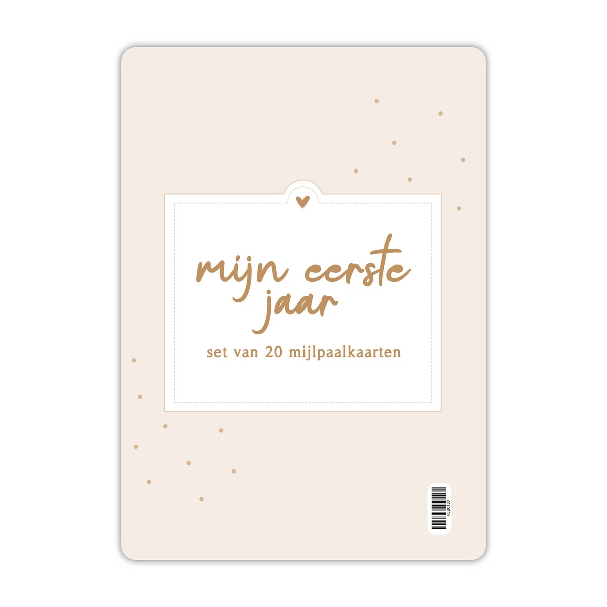 Fyllbooks Milestone cards set Baby - Beige