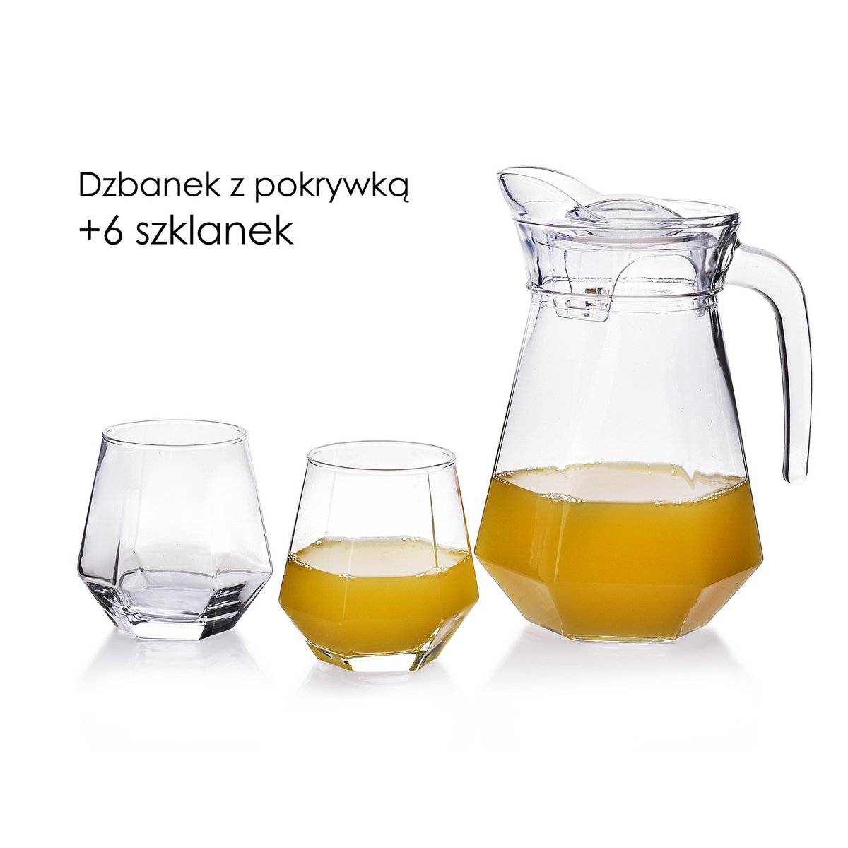 ADEL Sæt med kande og 6 glas 1,4L 6x330ml