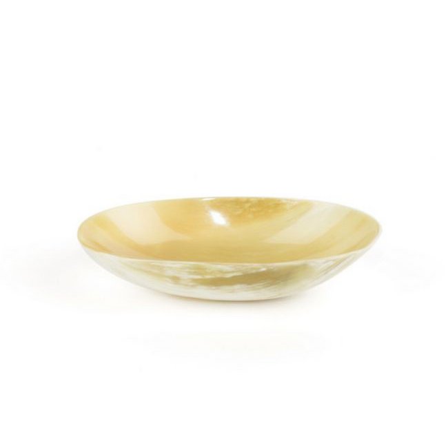 Ovale beker in blonde hoorn