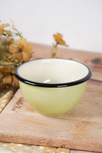 Enamel small bowl citron 0,35 L Isabelle Rose