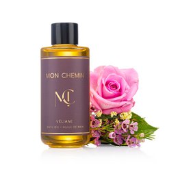 Mon Chemin® Luxus-Badeöl | Veliane | Blumig und elegant | Argan, Kamelie und Baobab