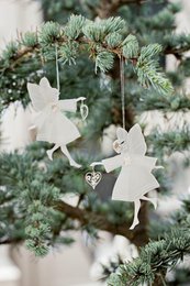 White Fairy with Heart, small (2-pack)