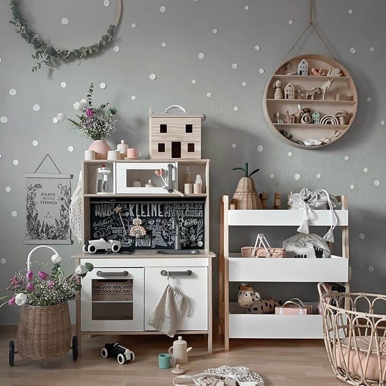 Folia do tablicy i tylny panel do kuchni dziecięcej IKEA