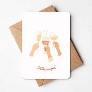 Nieuwjaarskaart | Champagne