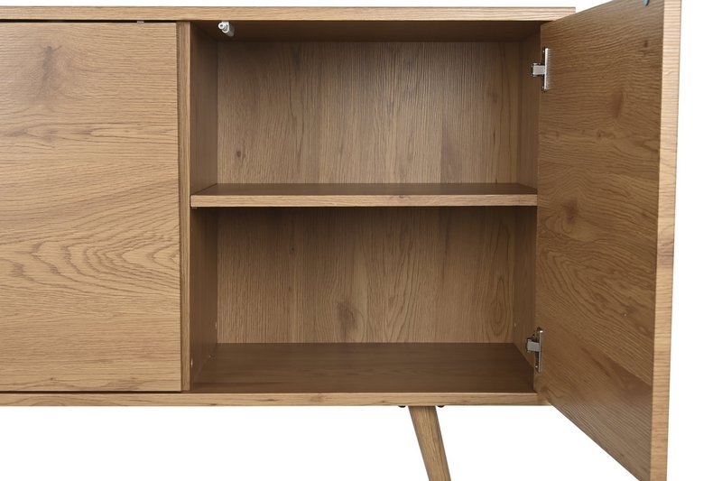 BUFFET MDF MÉTAL 160X45X75 NATUREL MB203020