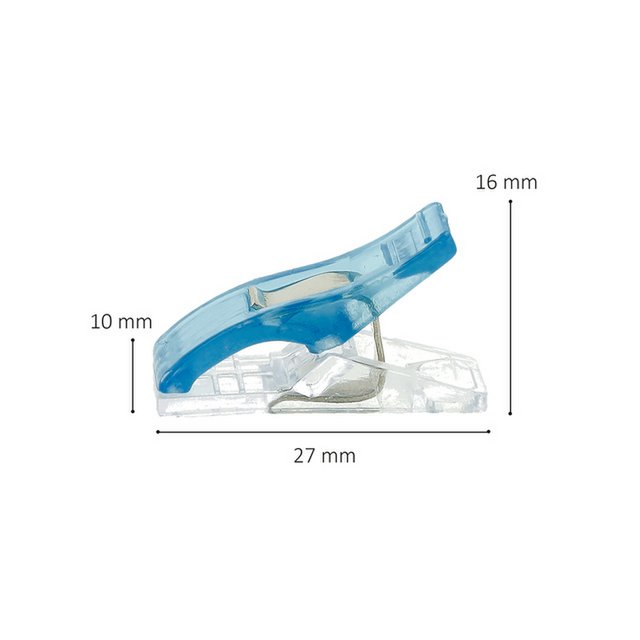 Stofklem Westcott 27x10mm 60 st. kleuren