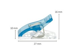 Stofklem Westcott 27x10mm 60 st. kleuren