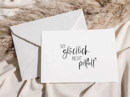 Ansichtkaart "Happy" verklaring