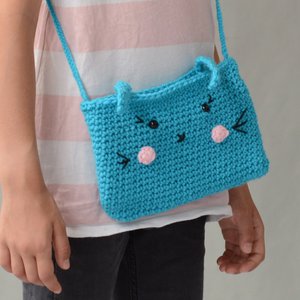 Häkelpaket: blauer Hase