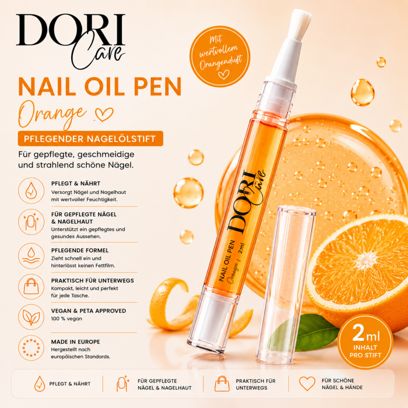 Oranje⎥ DORICare Nagelolie