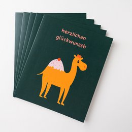 Carta dromedario "Congratulazioni"
