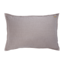 Pudebetræk med søm - Natur - 40cm x 60cm - Linned