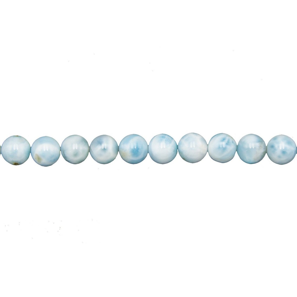 Larimar thread - 8mm ball stones