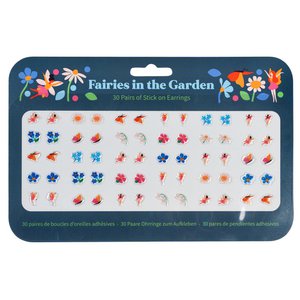 Stick on earrings - Fairies in the Garden