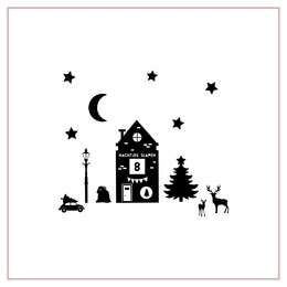 Vinduesmærkater | Nedtælling til Sinterklaas og jul
